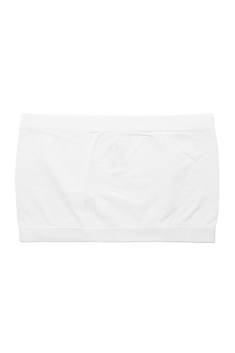Tube Top - Elastic Bra Blanco - Imagen 2