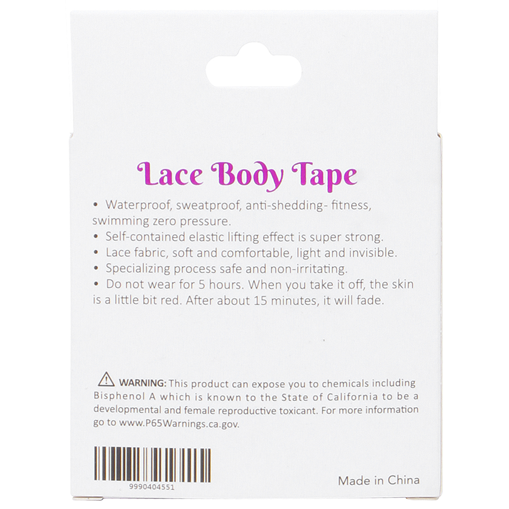 Luv Me Luv Lace Body Tape - Black - Imagen 4
