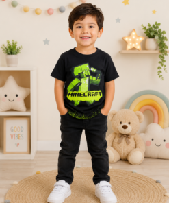Camisa Minecraft/ 3 años